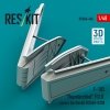 RESKIT RSU48-0406 F-105 Thunderchief F.O.D. covers for ResKit RSU48-0338 (3D Printed) (1/48)